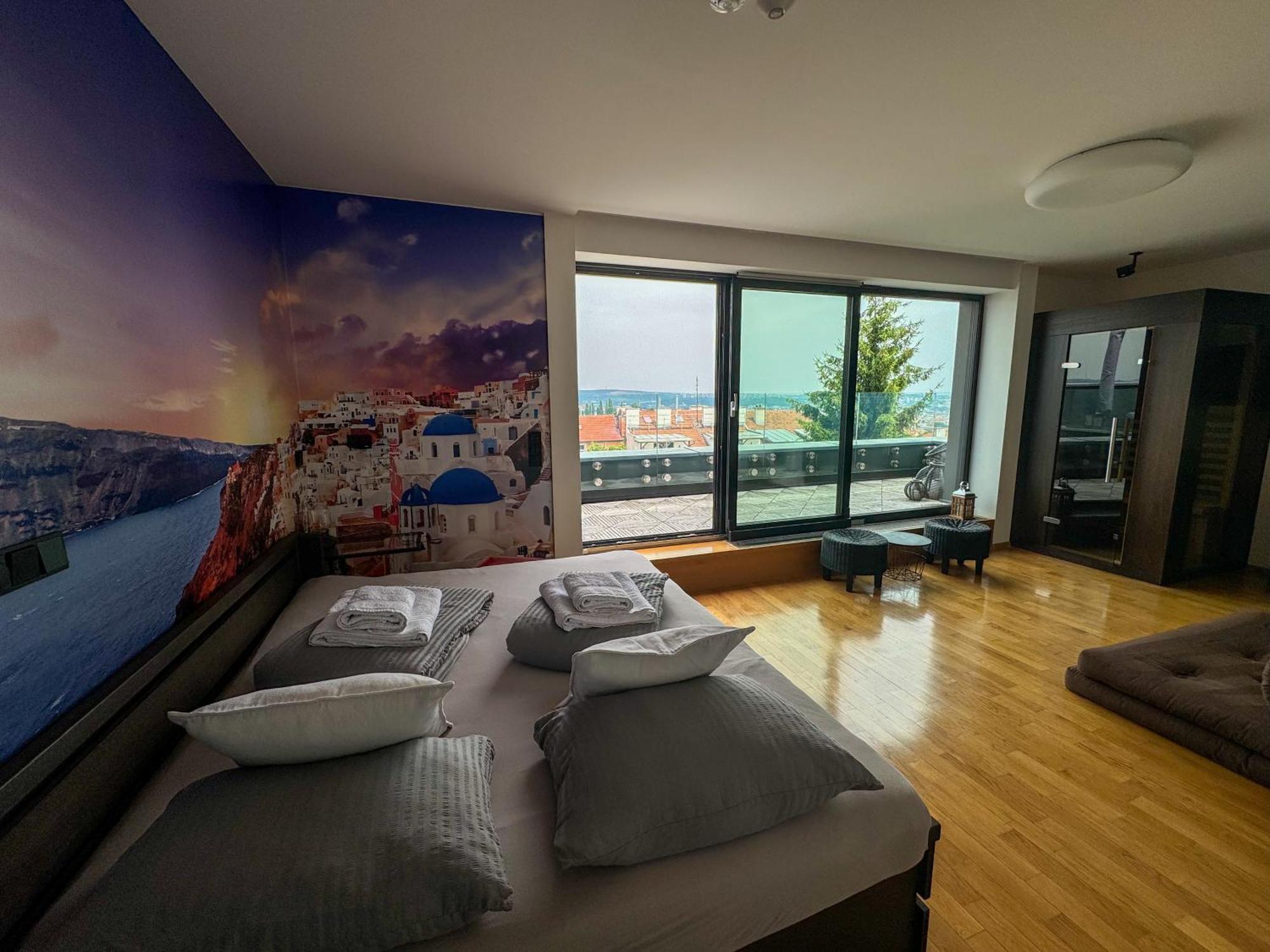 Apartman Se Saunou A Terasou S Vyhledem Na Brno Exterior photo